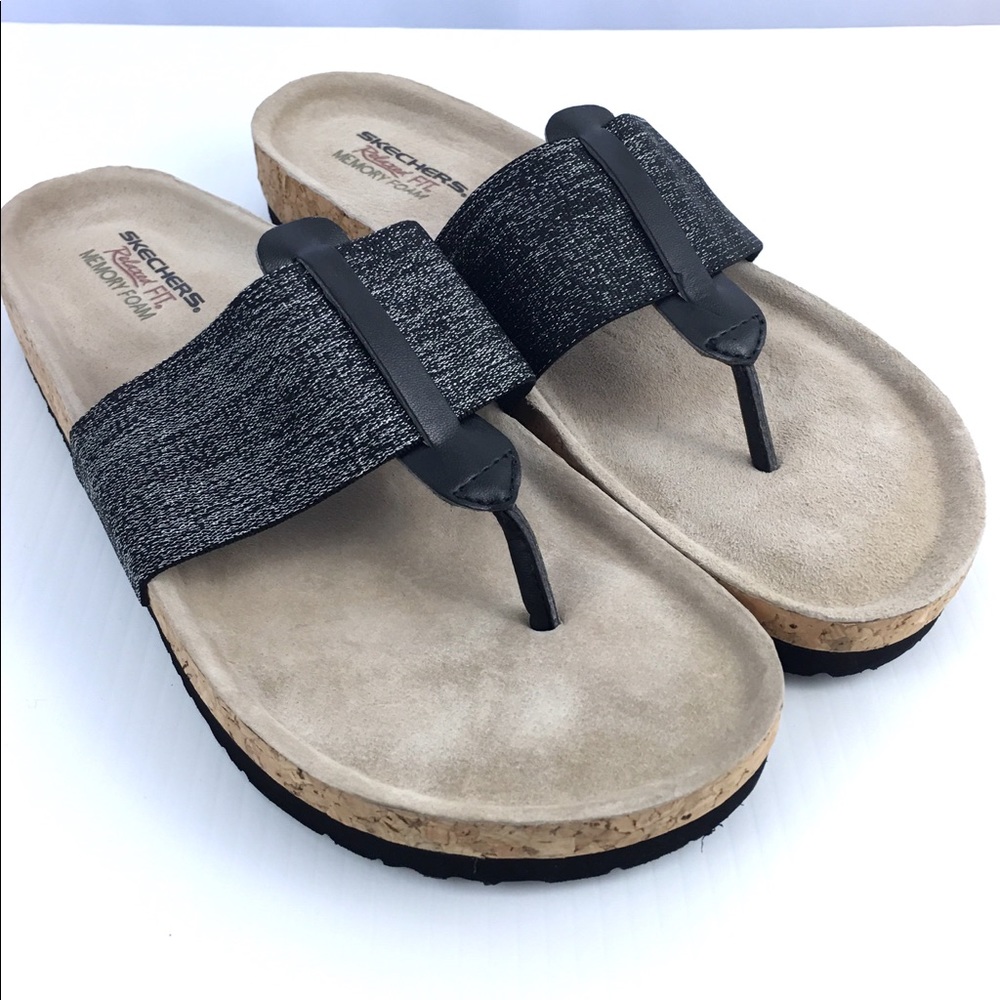 Skechers Cali Granola Shimmer Flip Flop